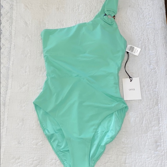 Onia Jenna One Shoulder One-Piece Swimsuit - Picture 3 of 8